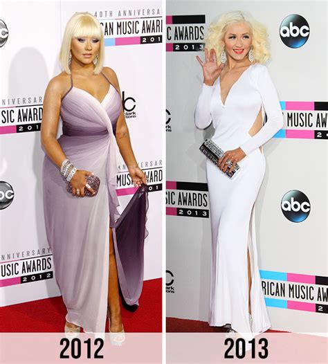 christina aguilera weight gain.